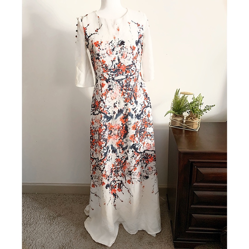 Hannah floral maxi dress